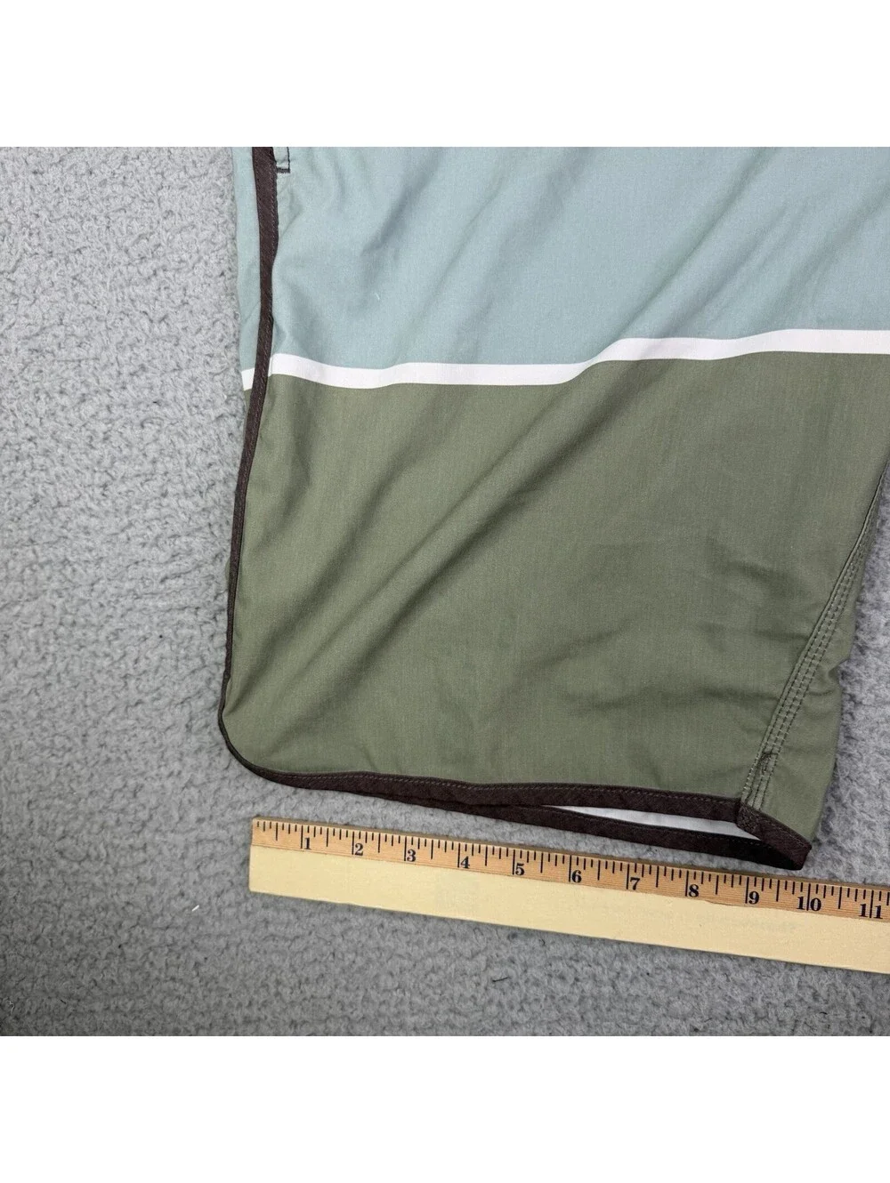 Vissla Upcycled Coconut Fabric Colorblock Boardshorts Hybrid Swim Men's 34x9
